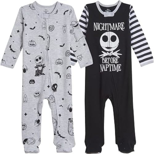 Disney Nightmare Before Christmas Baby Footed One Piece Sleep N' Play Newborn to Infant