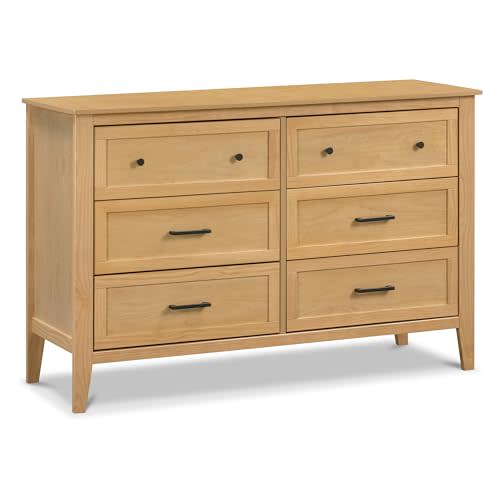 Davinci Beau 6-Drawer Dresser in Honey, GREENGUARD Gold Certified, Easy Assembly