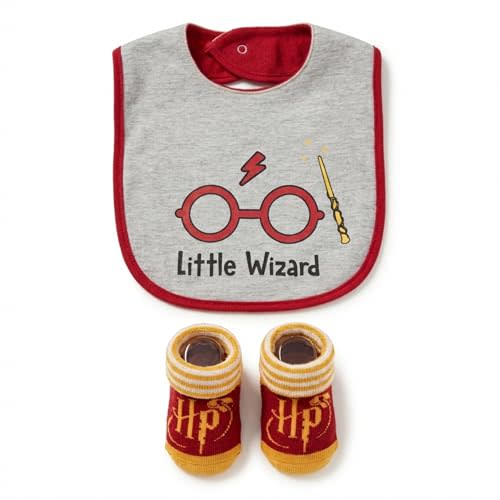 Harry Potter Baby Unisex Bib and Bootie Set Gifts for Baby