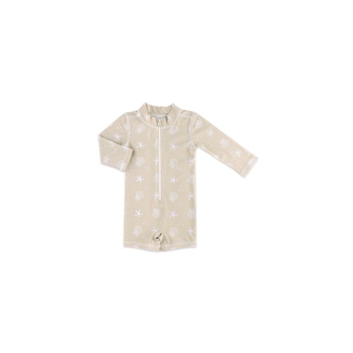 4baby Swim All In One Zip Sandy Shells | Baby Bunting AU