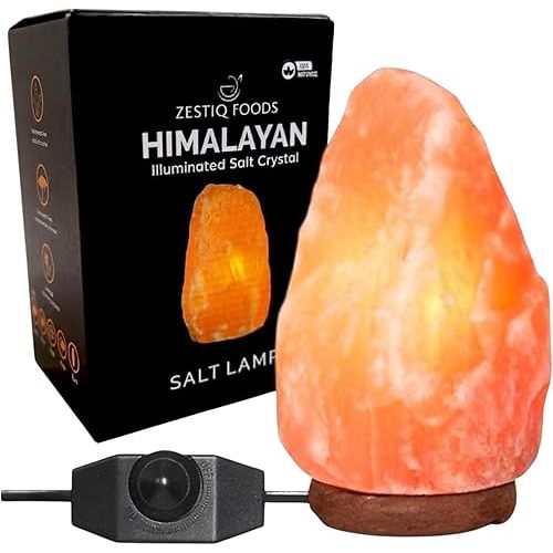 Himalayan Salt Lamp – Natural Pink Salt Rock Lamp, Crystal Night Light for Bedroom, Home & Office, Air Purifier, Relaxation & Home Decor