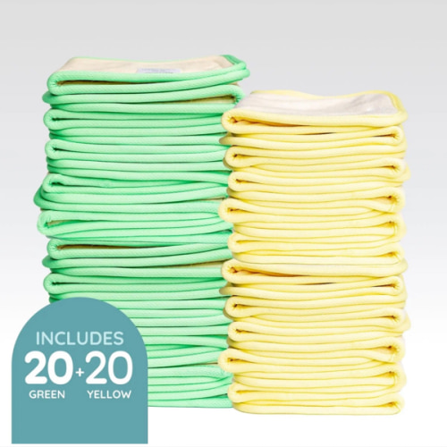 Full Time Regular Absorbency Value Bundle (40 Pack) – Kinder Cloth Diaper Co.
