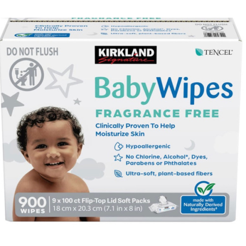 Kirkland Signature Baby Wipes Fragrance Free