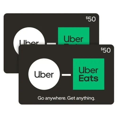 Uber - Two $50 eGift Cards | Costco