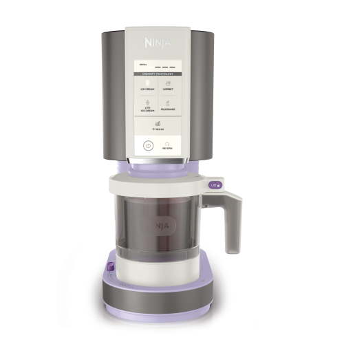Ninja CREAMi Ice Cream Maker, for Mix-ins, Milkshakes, Sorbet, 5 One-Touch Programs, (2) 16 Oz Pint Containers & Lids, NC300PU Purple