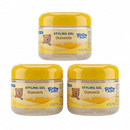 Ricitos de Oro Chamomile Hair Gel | Alcohol-Free | 4.05 oz | 3-Pack