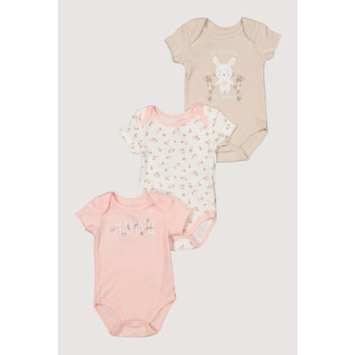 Baby Girls 0-9M Mamas Little Mini Graphic Bodysuits 3 Pack