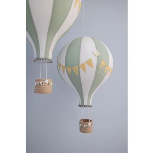 Hot Air Balloon Nursery Decor, Sage Green, Kids Room Hanging Decoration