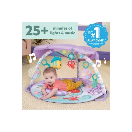 The Little Mermaid Twinkle Trove Light-Up Musical Baby Activity Gym