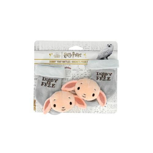 Harry Potter - Dobby Baby Socks, Foot Rattles, Grey, 10cm H, Birth+