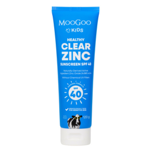 MOOGOO Kids Healthy Clear Zinc Sunscreen SPF 40 120g