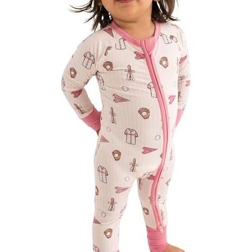 IN MY JAMMERS Bamboo Viscose Baby Zipper Romper Pajamas for Girls & Boys