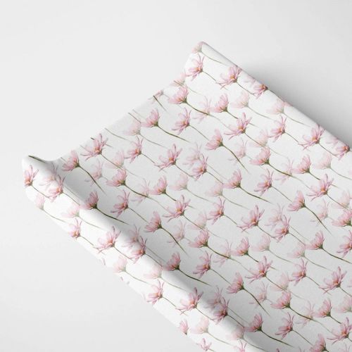Norani Changing Pad Cover - Pink Petals