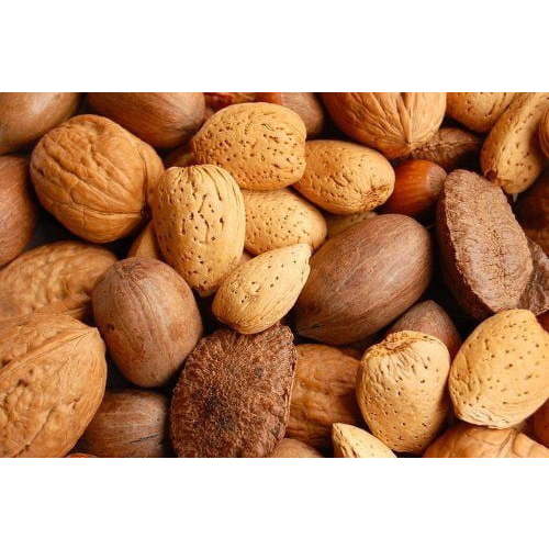 California Fresh Raw In-shell Whole Mixed Nuts 1 LB