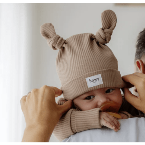 Double Knot Beanie - Chocolate