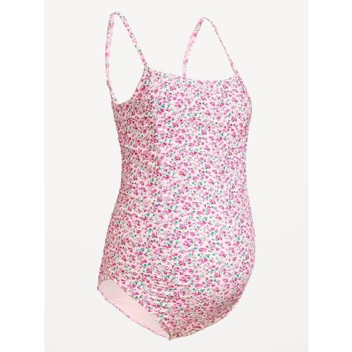 Maternity Ruched One-Piece Swimsuit