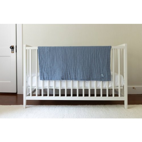 Organic Muslin All-Season Mini Blanket - Lake – Gray Heron