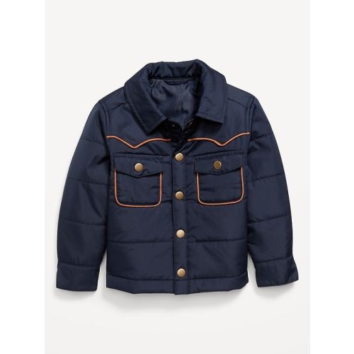Button-Front Western Jacket for Toddler Boys