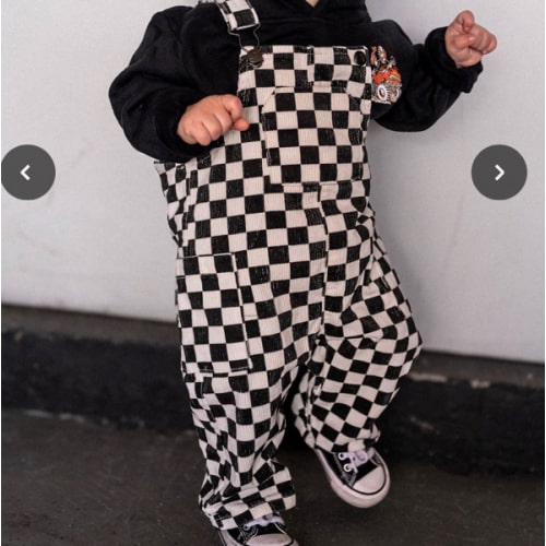 Classic Checker Overalls