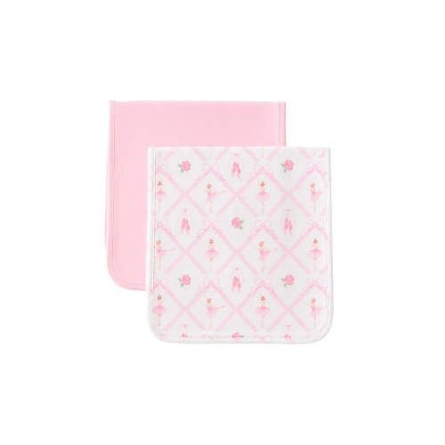 2pc Burp Cloth Set | Darling Ballerina