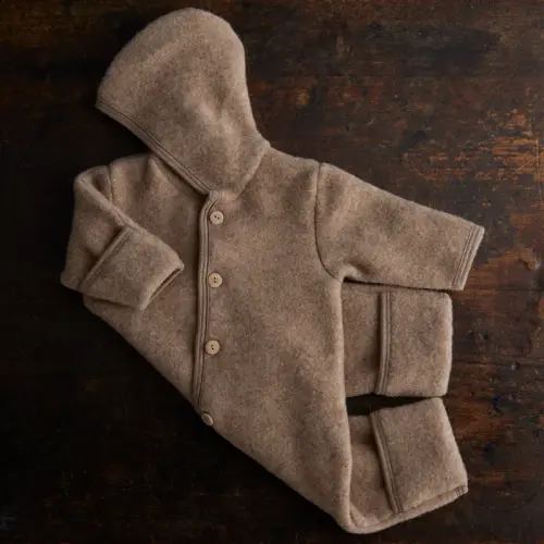 Pipit Baby Suit - Merino Wool Fleece - Driftwood