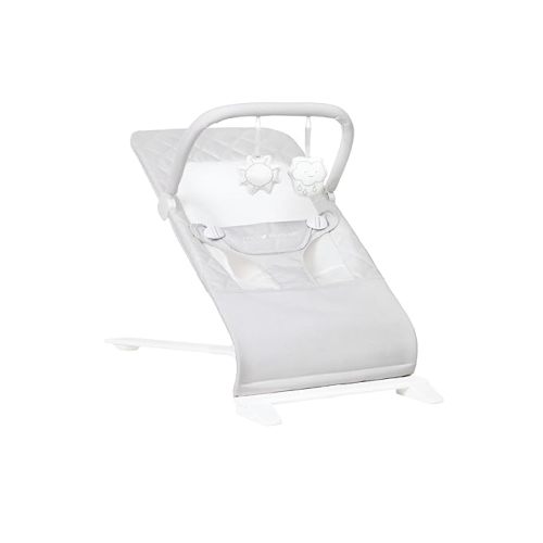 Baby Delight Alpine Deluxe Portable Bouncer | Infant | 0 – 6 Months | Driftwood Grey