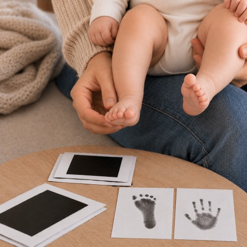 4-Pack Mess-Free Baby Hand & Footprint Kit - No Ink On Baby's Skin | Little Treasures