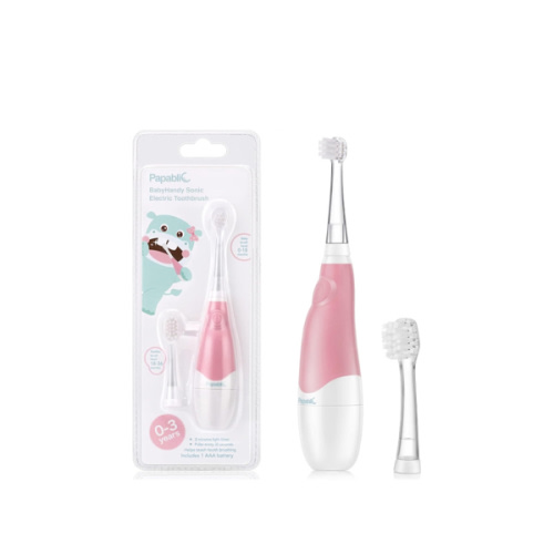 BabyHandy Sonic Electric Toothbrush - Pink for Ages 0-3 Years