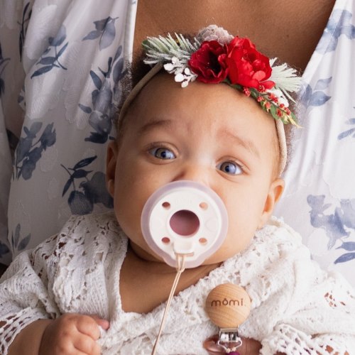 Mōmi babypace pacifier 2-set (Pearl)
