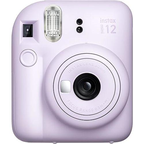 Fujifilm Instax Mini 12 Instant Camera (Lilac Purple) (Renewed)