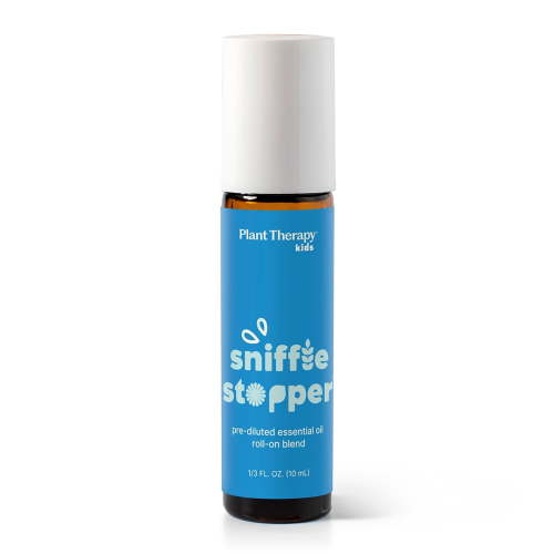 Plant Therapy KidSafe Sniffle Stopper, Sinus Relief, Pre-Diluted Roll-On 10 mL, Therapeutic Grade