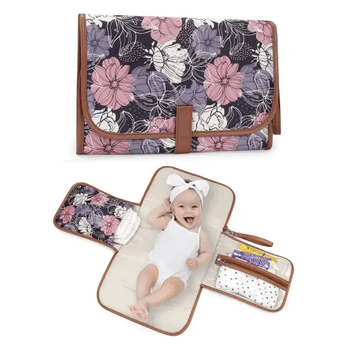 Portable Diaper Changing Pad pad for born Girl boy Baby with Smart Wipes Pocket 260507