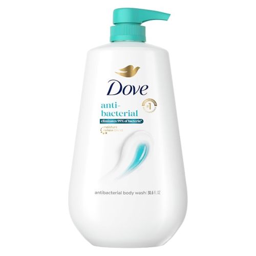Dove Body Wash Antibacterial For All Skin Types 30.6 oz Pump, Sulfate Free