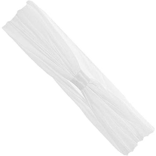 Wee Ones Baby Girls' Add-a-Bow Soft Stretch Nylon Baby Band, White, 0-6 Months
