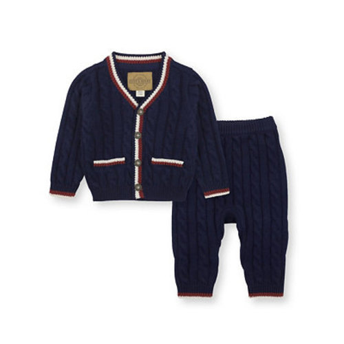 Layette Baby Long Sleeve Cardigan Sweater and Legging Set, Infant