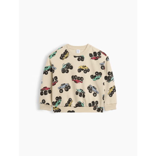 Monster Truck Relaxed Crewneck Sweatshirt
