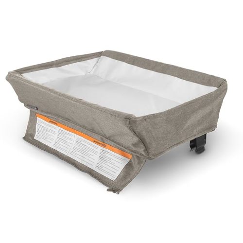 UPPAbaby Changing Station for Remi Playard, Wipeable Surface, Simple Attachment and Storage, Wells (Dark Taupe Melange)
