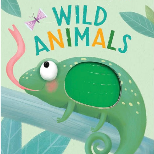 Wild Animals: A Touch and Feel Book - Children's Board Book - Educational
