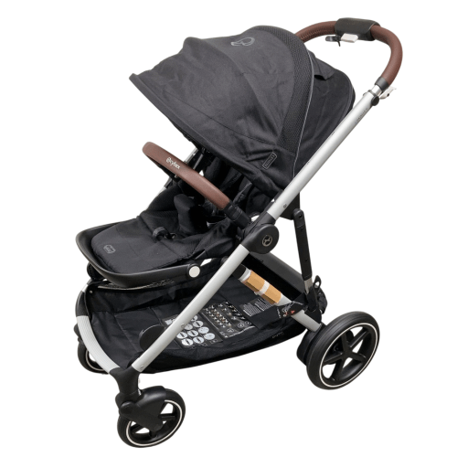 Cybex e-Gazelle S Stroller, 2024, Moon Black, Silver