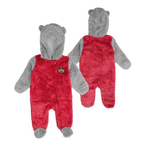 Infant Ohio State Buckeyes Teddy Scarlet/Gray Fleece – Shop OSU Buckeyes