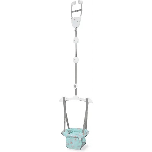 Bright Starts Disney Baby Winnie The Pooh Activity Door Jumper, Once Upon a Bounce, Toy Bar, Melodies & Vibrations, Newborn+