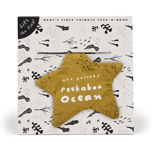 Wee Gallery Peekaboo Ocean: Baby's First Crinkle Peek-A-Book