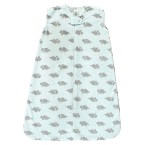 Hudson Baby Infant Boy Plush Sleeping Bag, Sack, Blanket, Sleeveless Triceratops, 0-6 Months