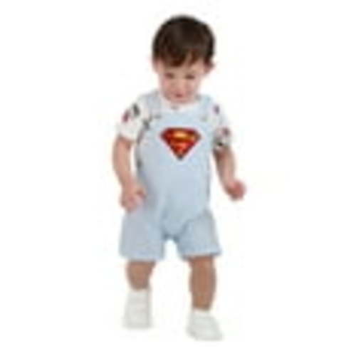 Super Man Baby Boy Shortall Set, Sizes 0/3 Months-24 Months