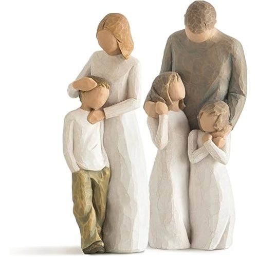 Willow Tree Mother and Son Figure Plus My Girls Figure, Sculpted Hand-Painted 2-Piece Set