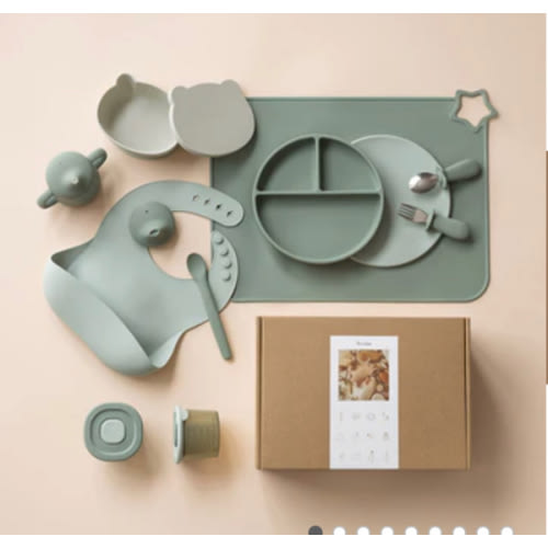 First Bites Gift Set (Sage/Mint)