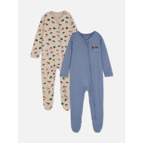 0-24mths | 2pk Zip-Up Sleepers