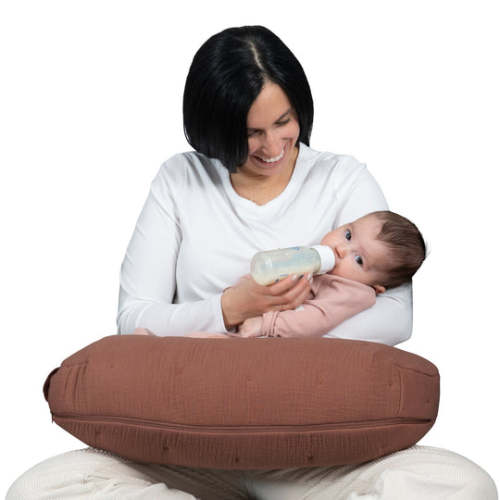 Chestnut Muslin Nursing Pillow