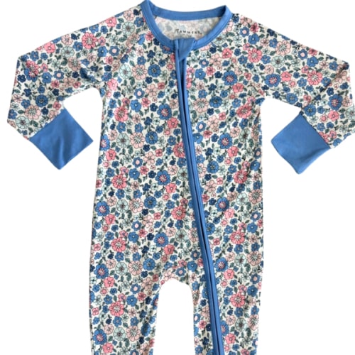 Lily Floral Zipper Romper – In My Jammers