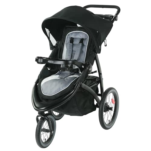 Graco FastAction LX Jogger Stroller, Drive | FastAction One-Second One-Hand Fold, Multi-Position Seat Recline, Compatible with Graco Infant Car Seats (Not Included)